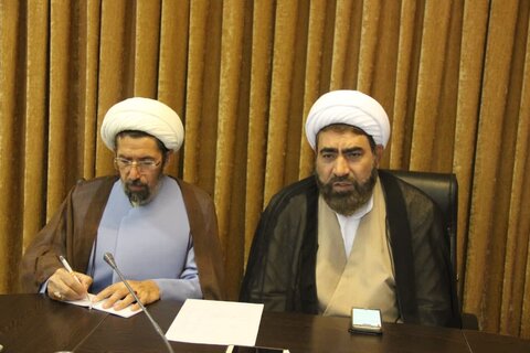 تصاویر / جلسه هفته دفاع مقدس با حضور مدیران مدارس علمیه استان قزوین