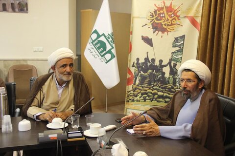 تصاویر / جلسه هفته دفاع مقدس با حضور مدیران مدارس علمیه استان قزوین