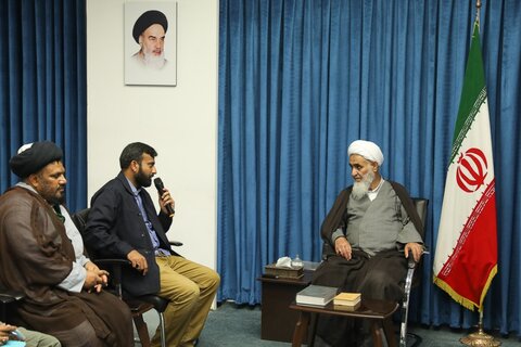 تصاویر / دیدار جمعی از مدیران سازمان امامیه در دانشگاههای پاکستان با نماینده ولی فقیه در استان قزوین