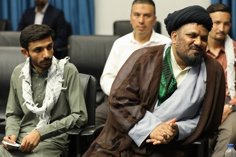 تصاویر / دیدار جمعی از مدیران سازمان امامیه در دانشگاههای پاکستان با نماینده ولی فقیه در استان قزوین