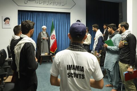 تصاویر / دیدار جمعی از مدیران سازمان امامیه در دانشگاههای پاکستان با نماینده ولی فقیه در استان قزوین