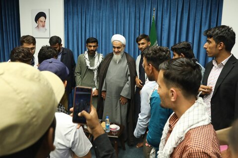 تصاویر / دیدار جمعی از مدیران سازمان امامیه در دانشگاههای پاکستان با نماینده ولی فقیه در استان قزوین