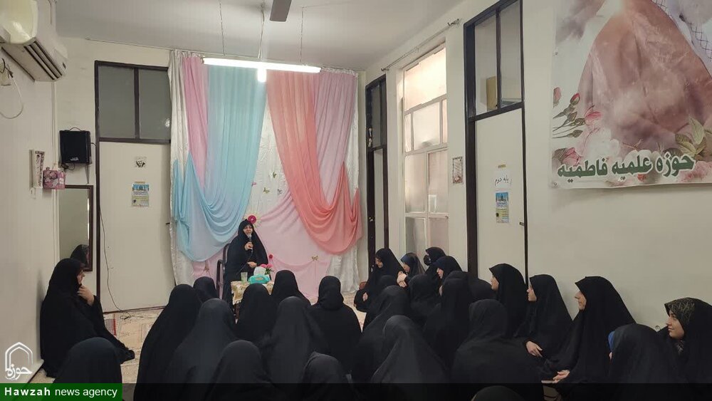 مراسم افتتاحیه سال تحصیلی در مدرسه حوزه فاطمیه کارون