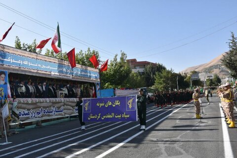 تصاویر/رژه نیروهای مسلح کردستان در شهر سنندج