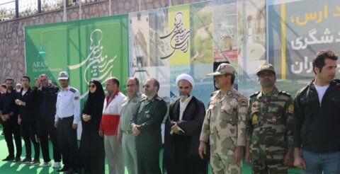 به روایت تصویر | افتتاح نمایشگاه فرهنگی رزمی هفته دفاع مقدس در جلفا