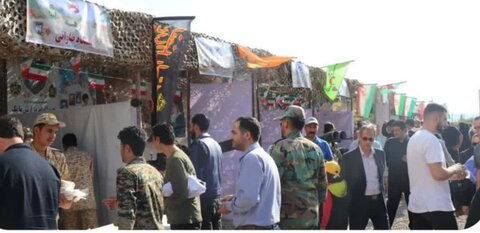 به روایت تصویر | افتتاح نمایشگاه فرهنگی رزمی هفته دفاع مقدس در جلفا