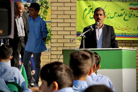 تصاویر/ مراسم نواختن زنگ آغاز سال تحصیلی جدید در سلماس