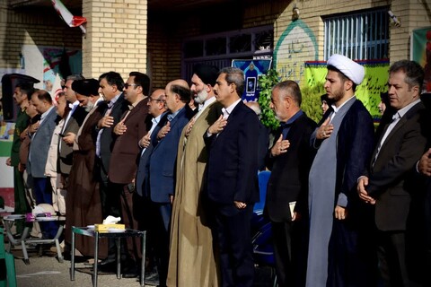 تصاویر/ مراسم نواختن زنگ آغاز سال تحصیلی جدید در سلماس