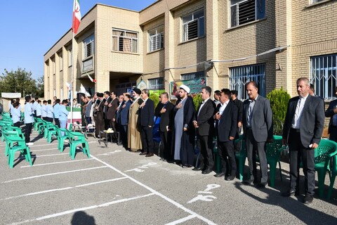 تصاویر/ مراسم نواختن زنگ آغاز سال تحصیلی جدید در سلماس