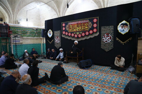 تصاویر/ مجلس عزای امام حسن عسکری علیه السلام و سالگرد شهید مدافع حرم مجید عسگری