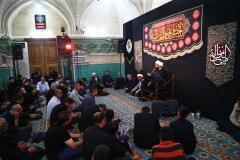 تصاویر/ مجلس عزای امام حسن عسکری علیه السلام و سالگرد شهید مدافع حرم مجید عسگری