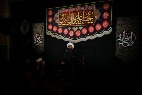 تصاویر/ مجلس عزای امام حسن عسکری علیه السلام و سالگرد شهید مدافع حرم مجید عسگری