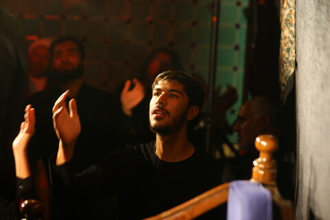 تصاویر/ مجلس عزای امام حسن عسکری علیه السلام و سالگرد شهید مدافع حرم مجید عسگری
