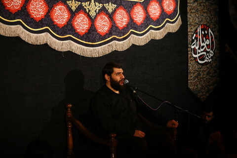 تصاویر/ مجلس عزای امام حسن عسکری علیه السلام و سالگرد شهید مدافع حرم مجید عسگری