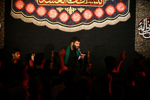 تصاویر/ مجلس عزای امام حسن عسکری علیه السلام و سالگرد شهید مدافع حرم مجید عسگری
