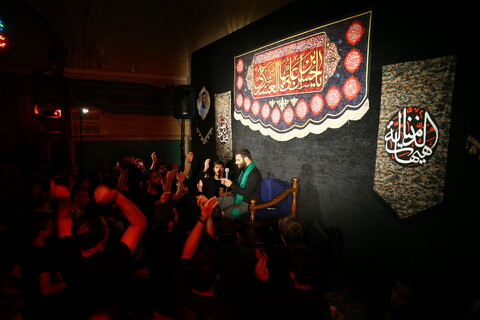 تصاویر/ مجلس عزای امام حسن عسکری علیه السلام و سالگرد شهید مدافع حرم مجید عسگری