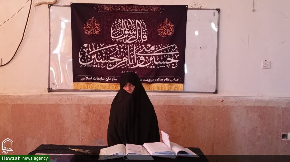 برگزاری مراسم سوگواری امام حسن عسکری (ع) در مدرسه علمیه ریحانه النبی (ص) شهرستان شادگان