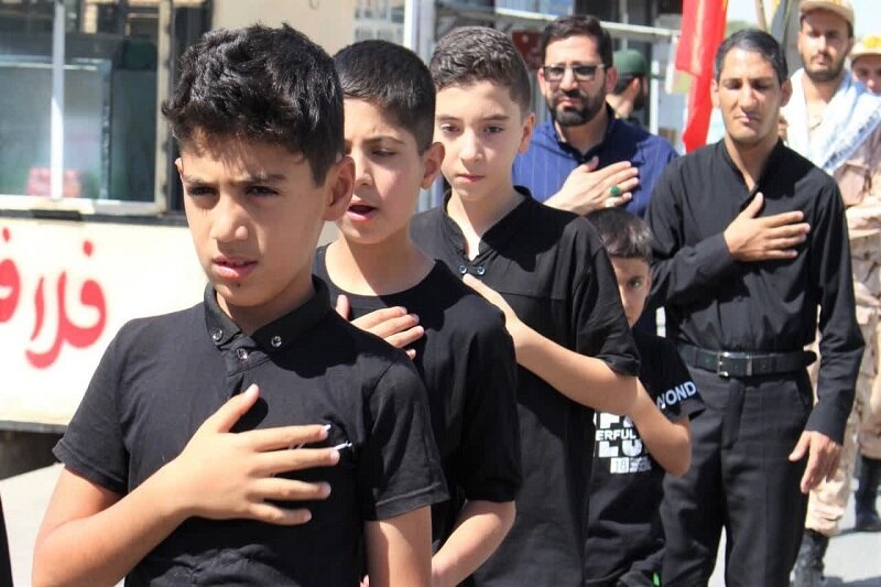 مراسم عزاداری شهادت امام حسن عسگری(ع) در گیلانغرب برگزار شد