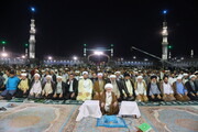 تصاویر / اقامه نماز مغرب و عشاء به امامت آیت الله العظمی نوری همدانی در مسجد مقدس جمکران