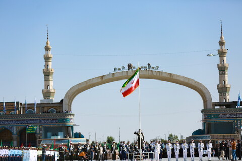 تصاویر/ آیین مشترک عهد سربازی نیروهای مسلح در مسجد جمکران