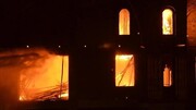 स्वीडन की एक मस्जिद पर आतंकी हमला, मस्जिद की इमारत में लगी भयानक आग