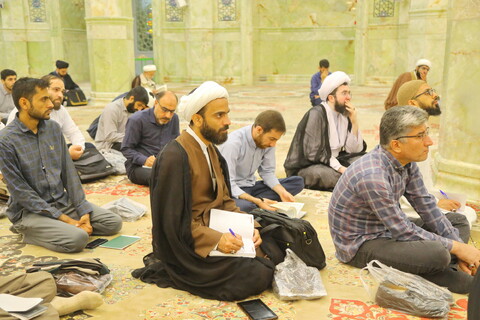 تصاویر / اولین جلسه درس خارج فقه آیت الله العظمی جوادی آملی پس از چهار سال