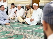 فیلم| مراسم مولودی خوانی در مسجد فکری کوخرد