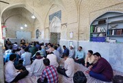 حضور مسئولین حوزه علمیه استان یزد در مدرسه علمیه شفیعیه + عکس