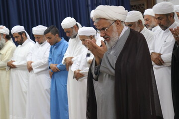 تصاویر/دیدار علمای اهل سنت با نماینده ولی فقیه در استان هرمزگان