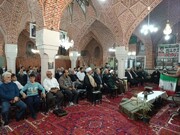 تصاویر/ گرامیداشت هفته دفاع مقدس در  مسجد حجتیه در خوی