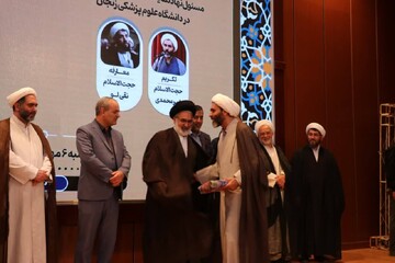 تصاویر/ مراسم تکریم و معارفه مسئول نهاد نمایندگی مقام معظم رهبری در دانشگاه علوم پزشکی زنجان