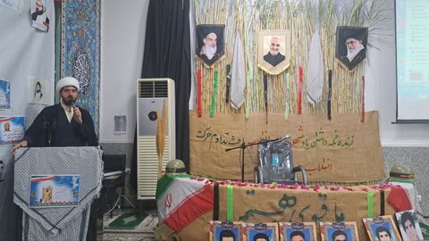 تصاویر/ یادواره شهدای روحانی مدرسه علمیه امام صادق(ع) حاجی آباد