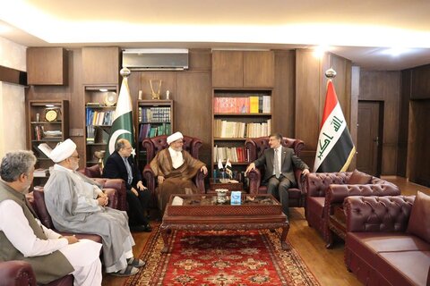 علامہ ڈاکٹر شبیر حسن میثمی کی وفد کے ہمراہ عراقی سفیر سے ملاقات