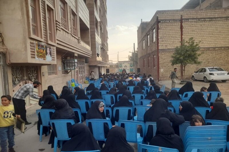 برگزاری مراسم آبروی محله افتخار کوچه در هرسین