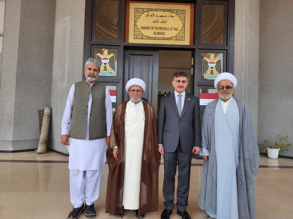 علامہ ڈاکٹر شبیر حسن میثمی کی وفد کے ہمراہ عراقی سفیر سے ملاقات