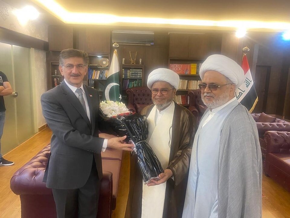 علامہ ڈاکٹر شبیر حسن میثمی کی وفد کے ہمراہ عراقی سفیر سے ملاقات