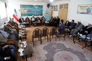 تصاویر / دیدار جمعی از طلاب شهرستان رزن با نماینده ولی فقیه در استان همدان