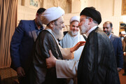 ایرانی صدر کی آیت اللہ العظمیٰ مظاہری سے ملاقات+تصاویر