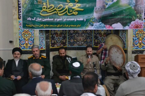 تصاویر/ مراسم گرامیداشت هفته وحدت در شهرستان ارومیه