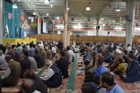 تصاویر/ آیین عبادی سیاسی نماز جمعه شهرستان مرند