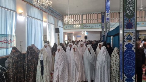 تصاویر/ آیین عبادی سیاسی نماز جمعه شهرستان یامچی