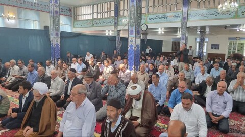 تصاویر/ آیین عبادی سیاسی نماز جمعه شهرستان یامچی