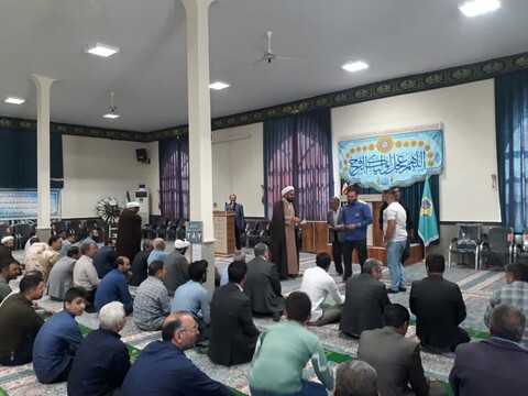 تصاویر/ آیین عبادی سیاسی نماز جمعه شهرستان خداآفرین