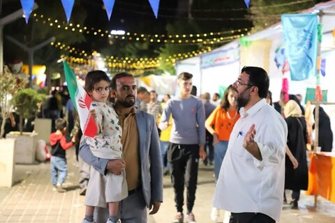 تصاویر/ حضور موکب پیامبر اعظم مدرسه خاتم الانبیاء سنندج در جشن مهمانی امت احمد