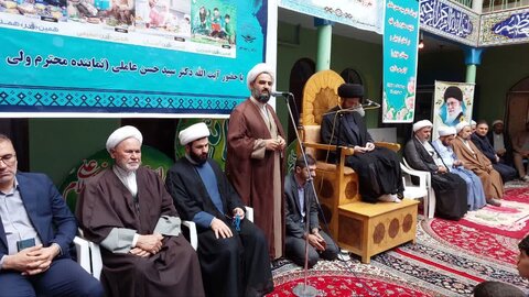 تصاویر/ مراسم آغاز سال تحصیلی مدرسه علمیه امام محمدباقر علیه‌السلام پارس آباد مغان