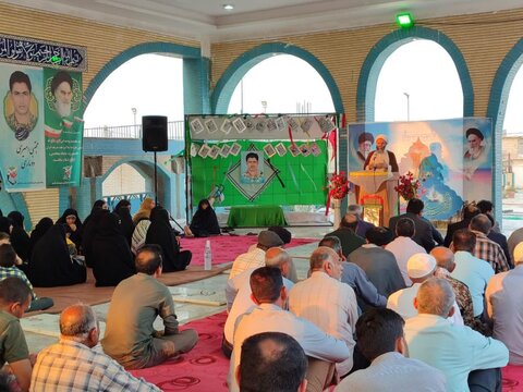 تصاویر/ مراسم گرامیداشت یاد و خاطره شهدای امنیت و اولین سالگرد شهادت شهید "مجتبی امیری دوماری" در شهرستان قشم
