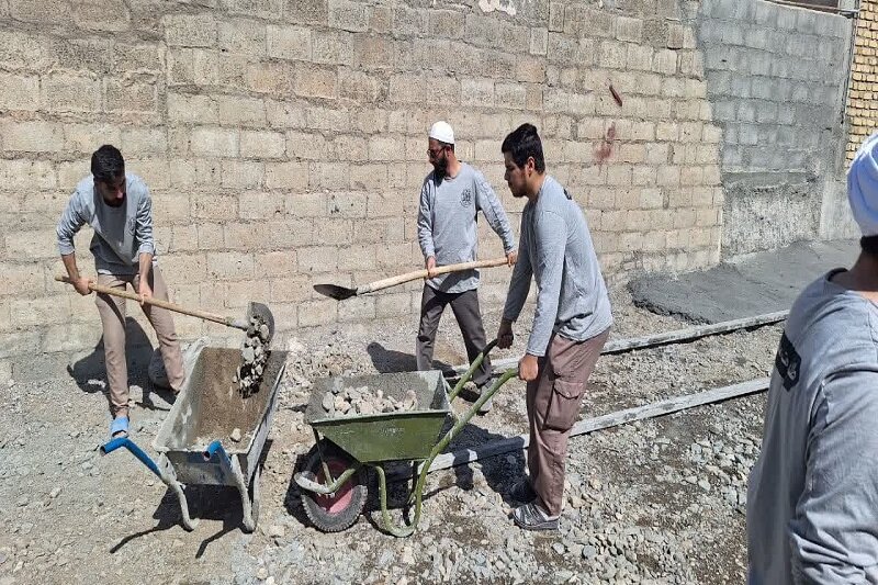اولین اردوی جهادی مشترک حوزه و دانشگاه در کرمانشاه برگزار شد