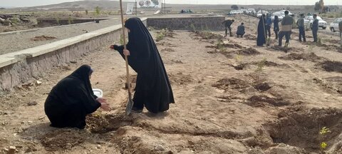 اولین مرحله پویش مردمی بذرکاری و درختکاری در تاریخ ۱۱ مهر ماه مصادف با میلاد پیامبر اکرم (صلی الله علیه و آله ) در بوستان فدک شهرستان ساوه انجام شد.