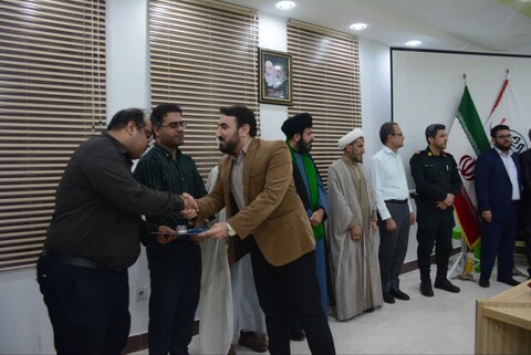 مراسم تقدیر و تجلیل از خادمان حسینی در بوشهر
