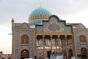 تصاویر / افتتاح طرح‌های عمرانی آستان مقدس امام زاده حسین (ع) به مناسبت هفته وقف